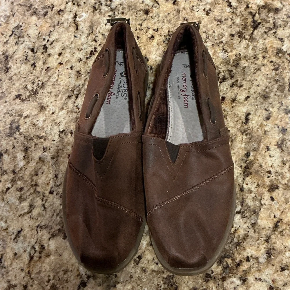 Bob’s by Skechers Brown Loafers Size 8W - Picture 3 of 10